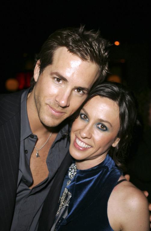 Ryan Reynolds and Alanis Morissette